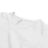 BLUSA ALGODÓN PESO MEDIO CUELLO V COLOR