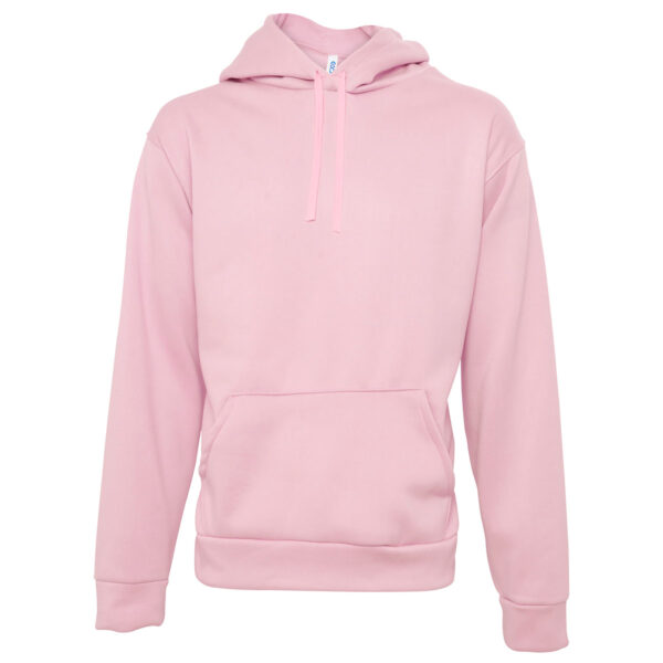 FB84_ROSA_1 SUDADERA FELPA ALGODÓN UNISEX CANG/GORRO COLOR