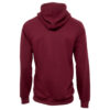 FB84_VINO_2 SUDADERA FELPA ALGODÓN UNISEX CANG/GORRO COLOR