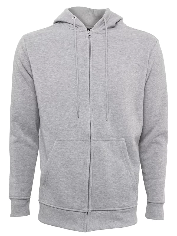 SUDADERA FELPA ALGODÓN UNISEX CANG/GORRO/CIERRE COLOR