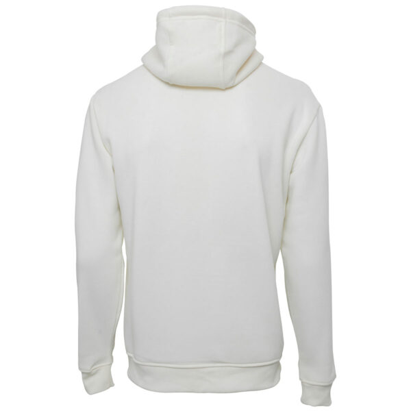 FI94_HUESO_2 SUDADERA FELPA ALGODÓN UNISEX CANG/GORRO COLOR CON CIERRE