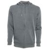 FI94_OXFORD_1 SUDADERA FELPA ALGODÓN UNISEX CANG/GORRO COLOR CON CIERRE