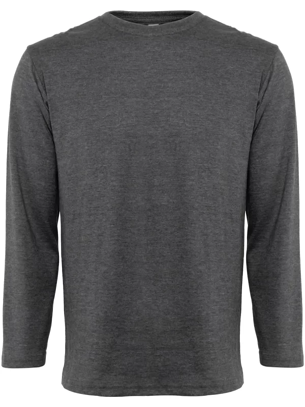 PLAYERA ALGODÓN PESO MEDIO UNISEX MANGA LARGA