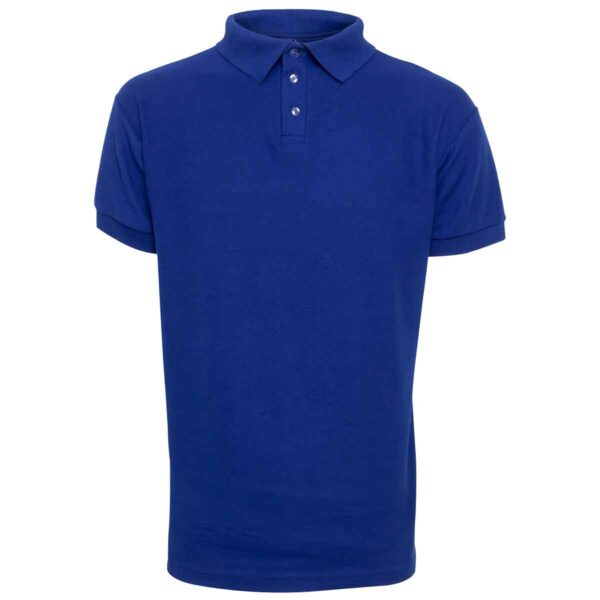 PLAYERA TIPO POLO ALGODÓN PEINADO CABALLERO MANGA CORTA