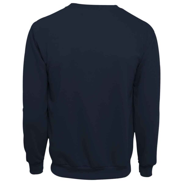 FB84_MARINO_2 SUDADERA FELPA ALGODÓN UNISEX CUELLO REDONDO