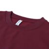 FB84_VINO_3 SUDADERA FELPA ALGODÓN UNISEX CUELLO REDONDO